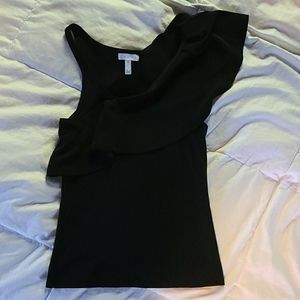 LEITH - One sleeve with ruffle tank top